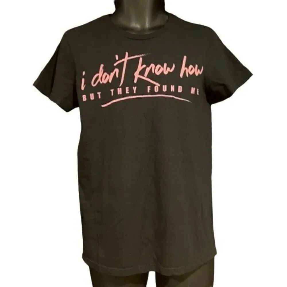 IDKHBTFM IDKHow IDK How Pink Black T-Shirt Men’s Small